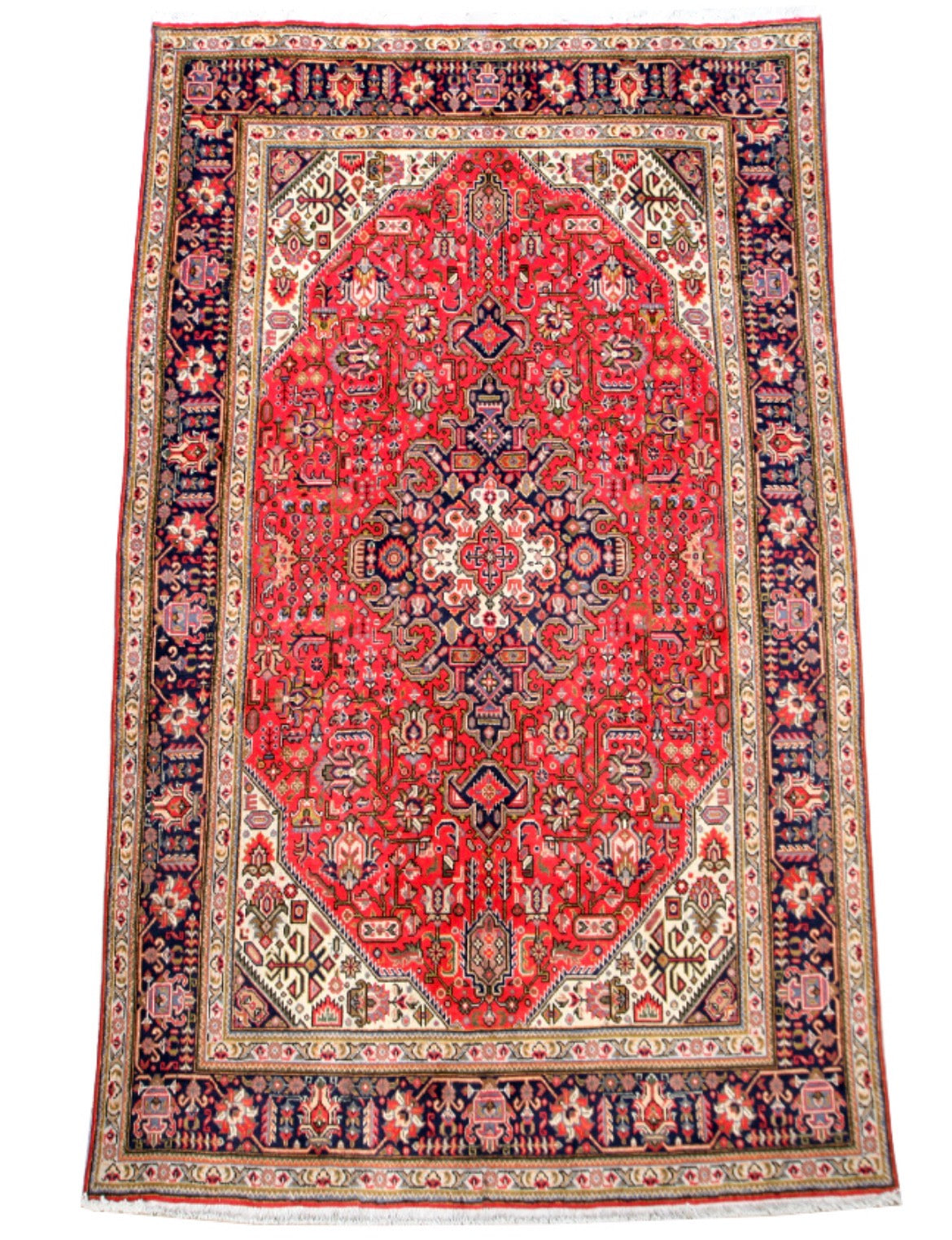 Hand-Knotted Persian Tabriz Rug – 200x300 cm