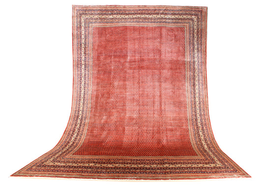 Mirbote Hand-Knotted Rug 492 × 353 cm | Vintage Tribal Wool Rug