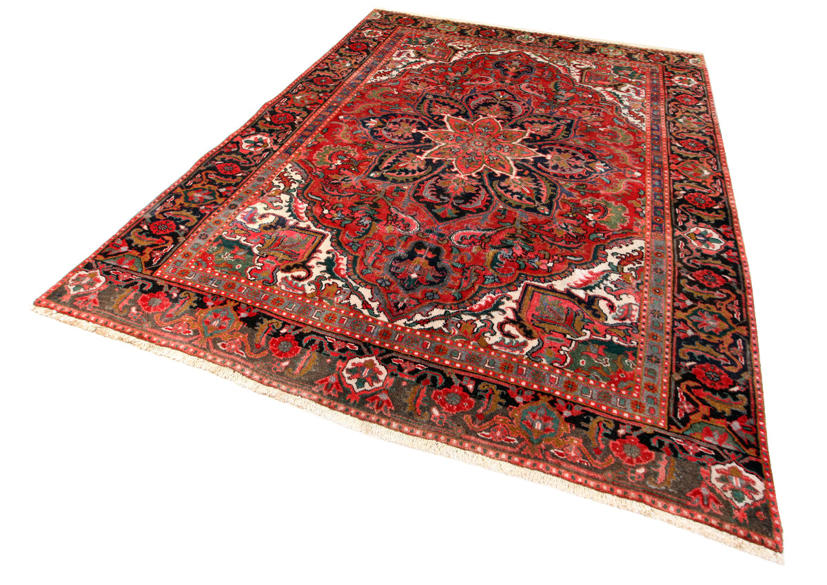 Hand_Knotted Azarbayjan Sharabiyan (Heriz) Wool Rug. 200X250cm