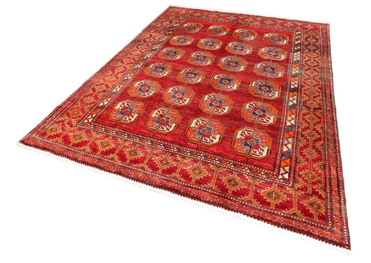 Hand Knotted Tribal Khorasan balouchi Wool rug. 273x200 cm