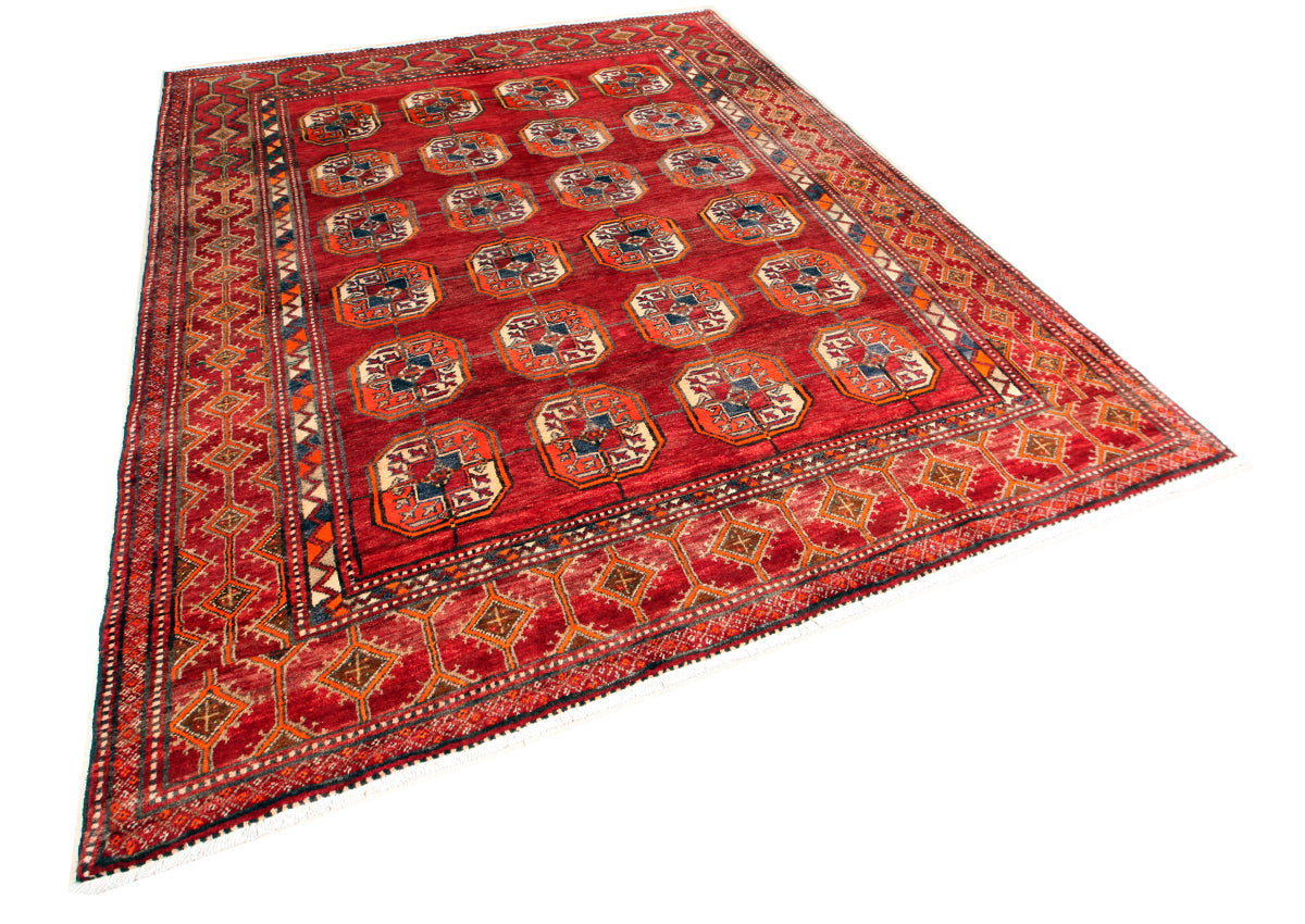 Hand Knotted Tribal Khorasan balouchi Wool rug. 273x200 cm