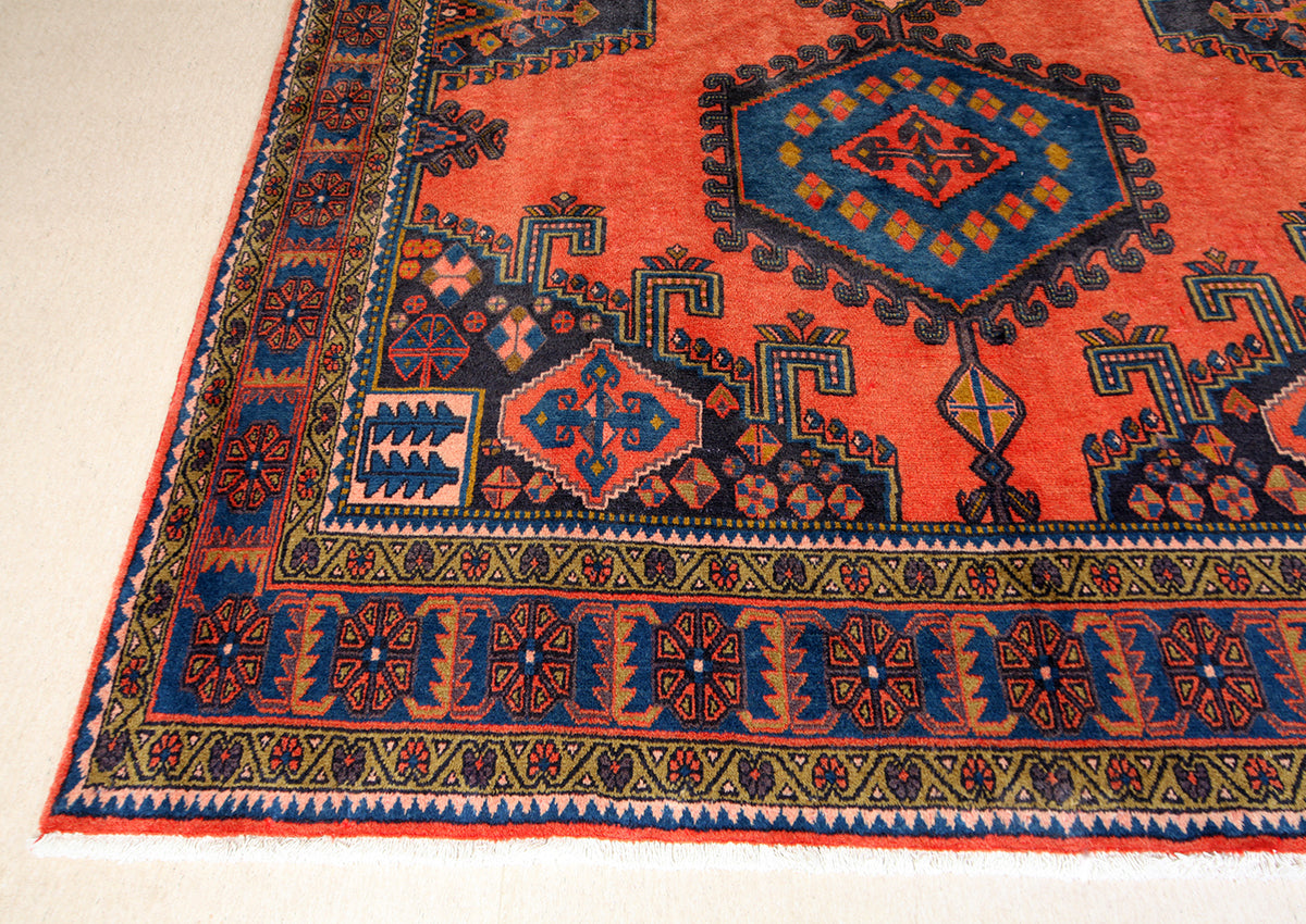 Persian Viss Hand-Knotted Rug 317 × 207 cm | Traditional Wool Rug