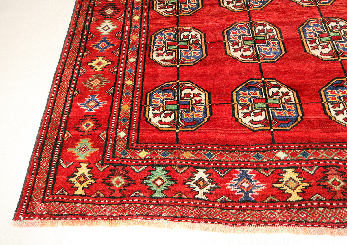 Hand-Knotted Khorasan Balouchi Tribal Wool Rug. 293x212