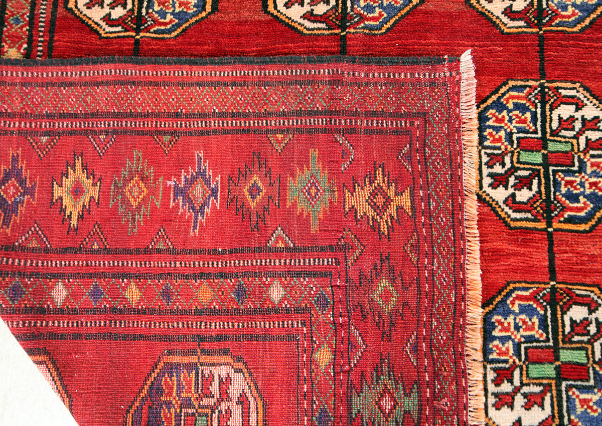 Hand-Knotted Khorasan Balouchi Tribal Wool Rug. 293x212