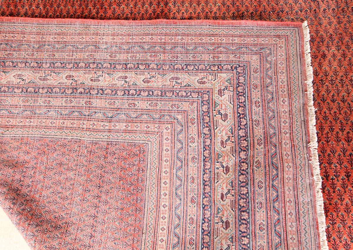 Mirbote Hand-Knotted Rug 492 × 353 cm | Vintage Tribal Wool Rug