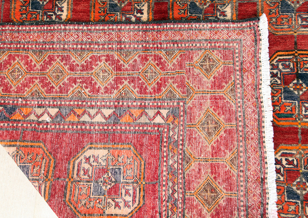 Hand Knotted Tribal Khorasan balouchi Wool rug. 273x200 cm