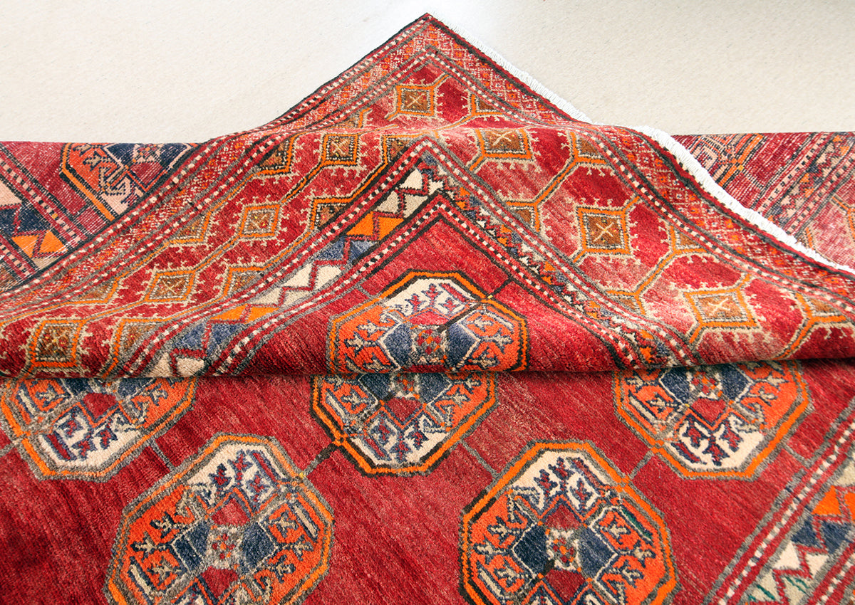 Hand Knotted Tribal Khorasan balouchi Wool rug. 273x200 cm
