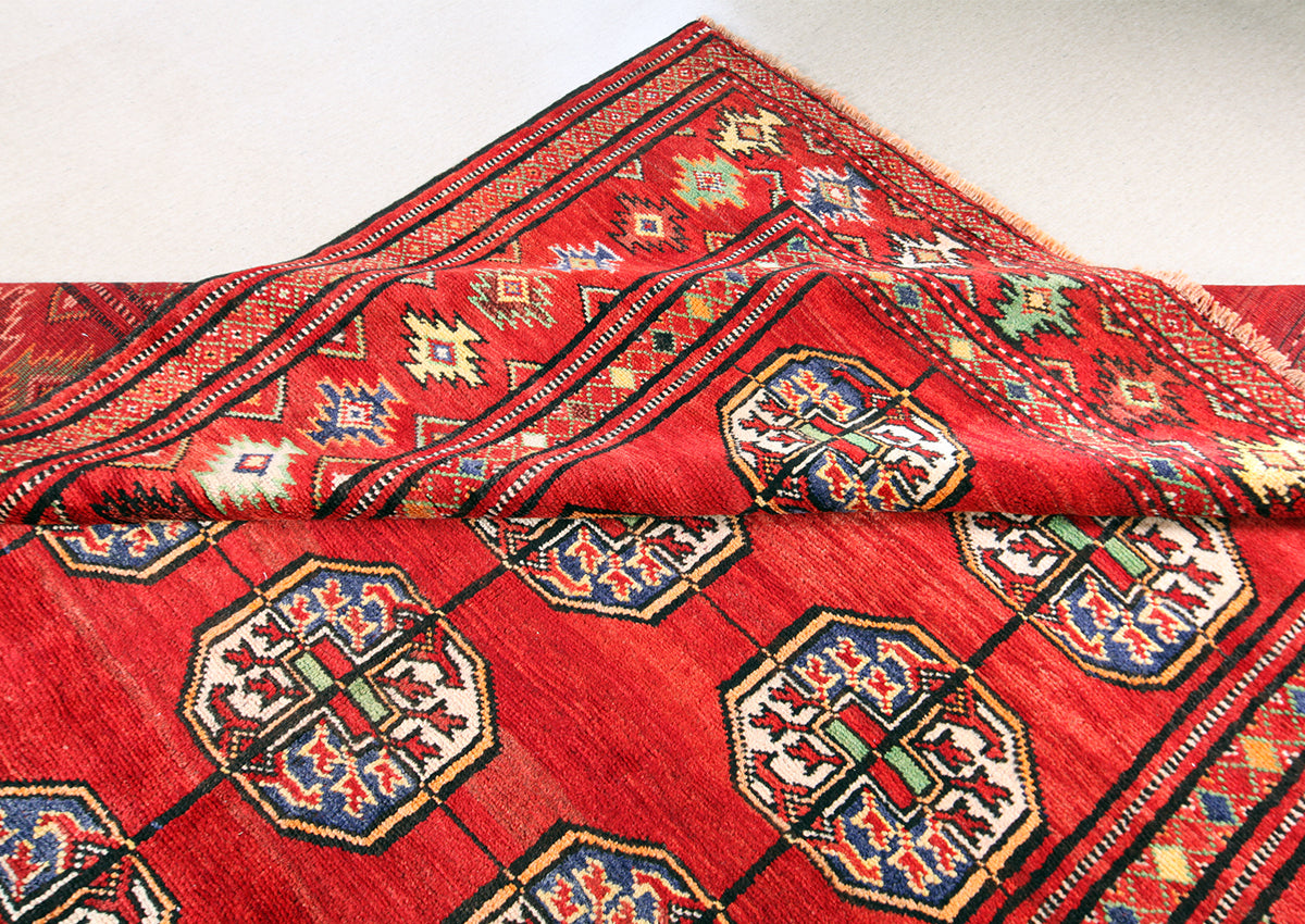 Hand-Knotted Khorasan Balouchi Tribal Wool Rug. 293x212