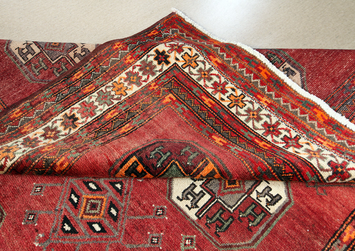 Hand-Knotted Khorasan Balouchi Tribal Wool Rug. 304X185
